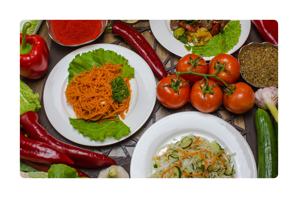 Weight loss superfoods assorted fresh fruits and vegetables